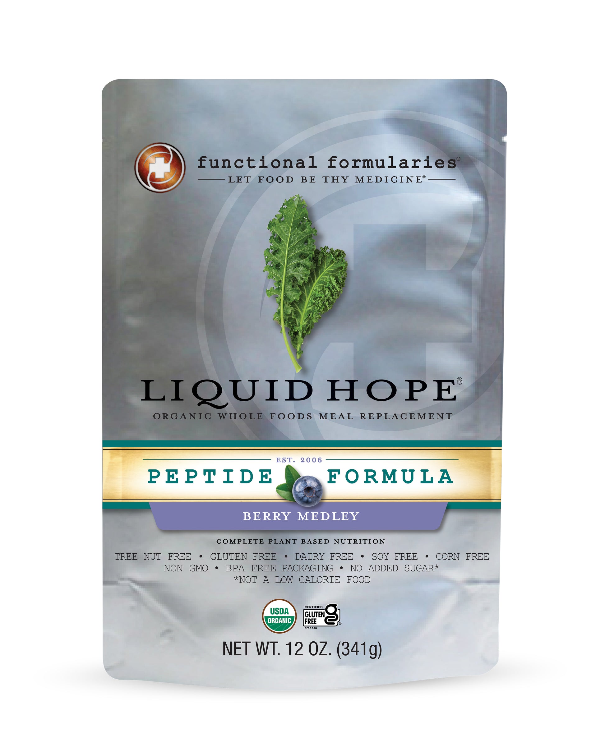 Liquid Hope Peptide Berry Medley, 12 oz. (Case of 24)