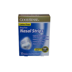 Nasal Strips, Medium, Clear (30 Count) (Box of 30)