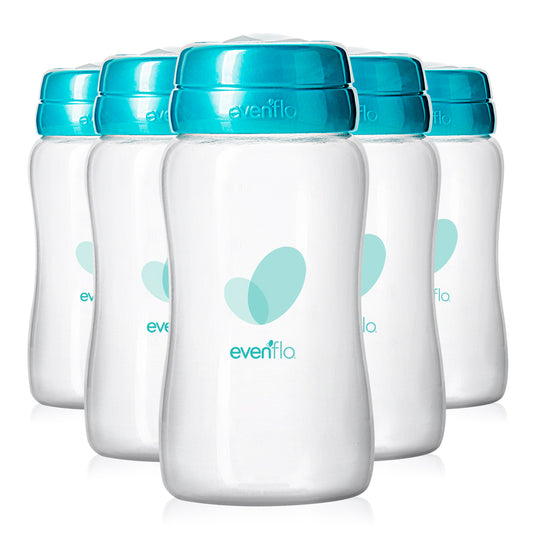 Evenflo Advanced Breast Milk Collection Bottles, 5 oz., 6-Pack (Package of 6)