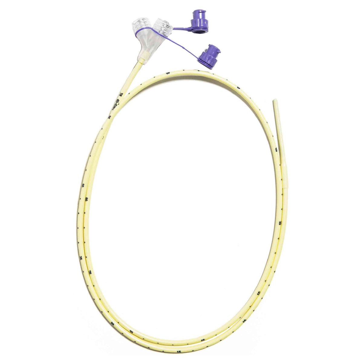CORFLO Nasogastric Feeding Tube with ENFit Connector, without Stylet, 6 Fr, 22"
