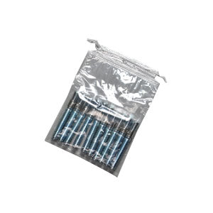 Pull-Tite Low Density Polyethylene Double-Drawstring Bag, 12" x 8" (Case of 1000)