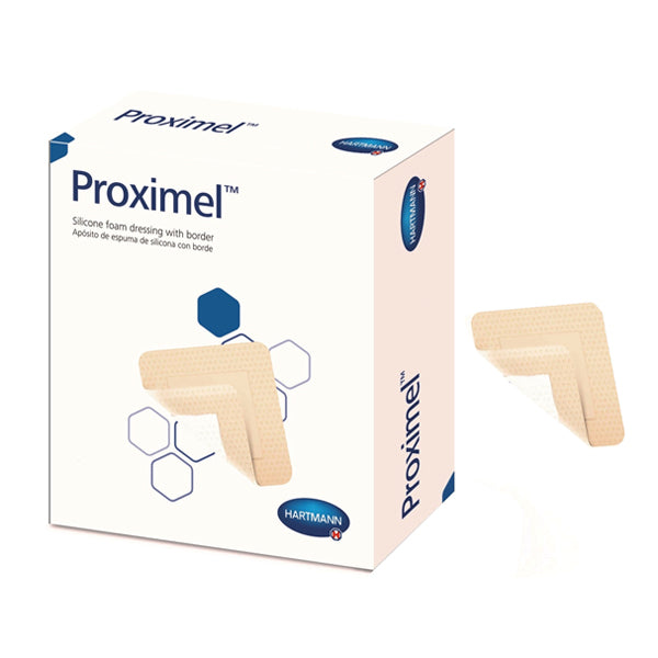 Proximel Silicone Dressing with Border, 4" x 12"