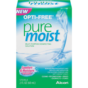 Opti-Free PureMoist Multi-Purpose Contact Solution, 2 oz.