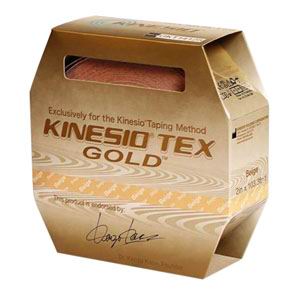 Kinesio Tex Gold Wave Elastic Athletic Tape 2" x 5.4 yds., Red