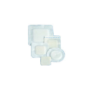 Polyderm Hydrophilic Foam Wound Dressing 4" x 4" Border (Box of 10)