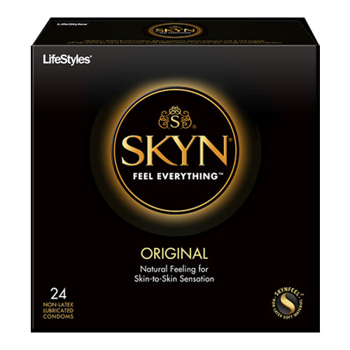 Lifestyles SKYN Original Polyisoprene Condoms, 24 Count (Package of 24)