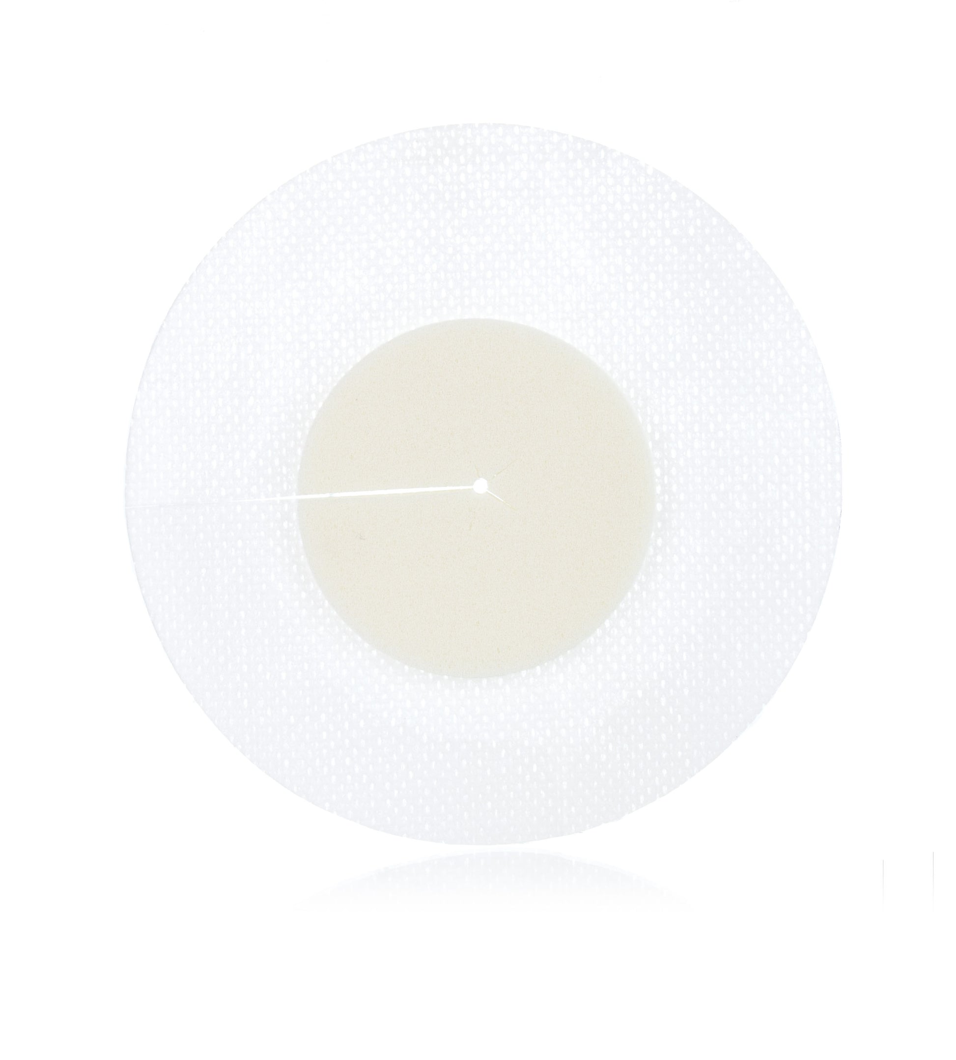 Border Foam Waterproof Dressing, 4" Round Fenestrated