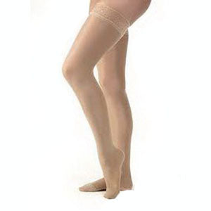 Lrg Thigh-Hi, Beige, Clsd Toe Ultrasheer, 20-30 mm