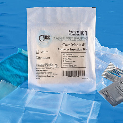 Cure Medical Catheter Insertion Kit (Case of 100)