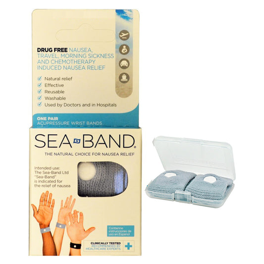 Sea-Band Accupressure Wrist Band, Adult, Bilingual Package