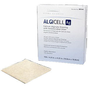 Algicell Ag Antimicrobial Silver Dressing 4" x 8" (Box of 5)