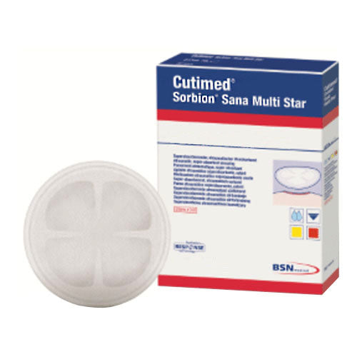 Cutimed Sorbion Sana Multi Star 4-1/2" (Box of 10)