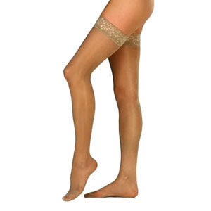 Xlg Thigh-Hi, Tan, Clsd Toe Ultrasheer, 30-40 mm
