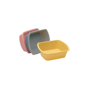 Wash Basin, Rectangular, 6 Qt, Rose