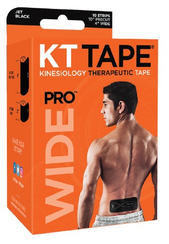 KT Tape Pro Synthetic Wide Tape, 3" x 5.2" x 2.72" (Box of 16)