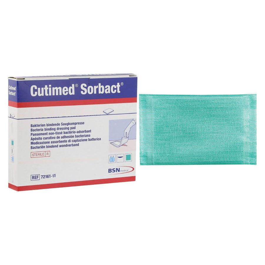 Cutimed Sorbact Antimicrobial Dressing, 2.75" x 3.5" (Box of 5)