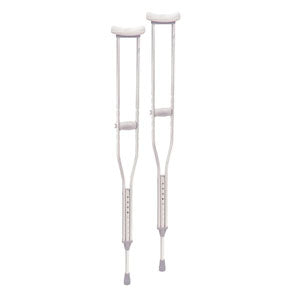 Crutch with Accessories, Youth, 4 ft. 6" - 5 ft. 2" Patient Height