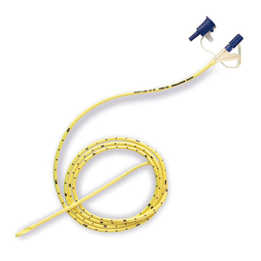 CORFLO Ultra Lite Nasogastric Feeding Tube With Stylet and ENFit Connectors, 8 Fr, 43" (Box of 10)