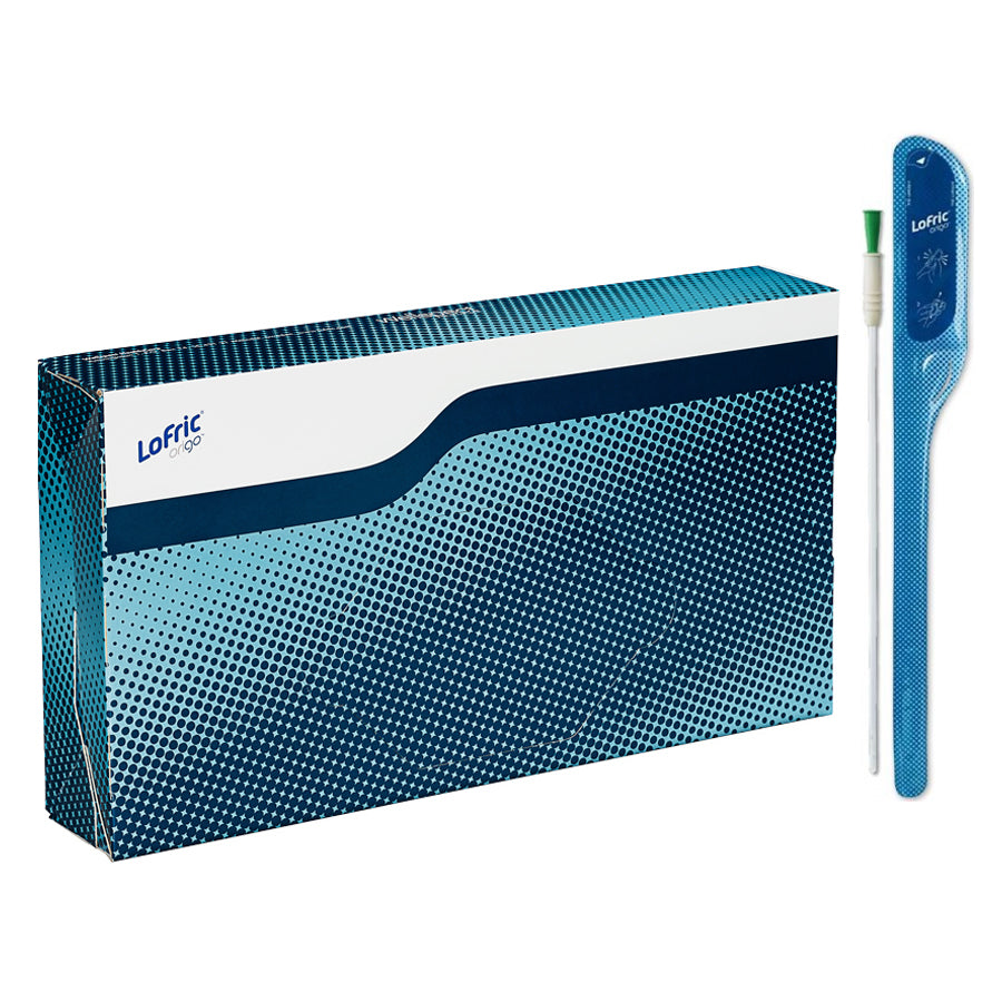 LoFric Origo Male Catheter, 14 FR, 16" (Box of 30)