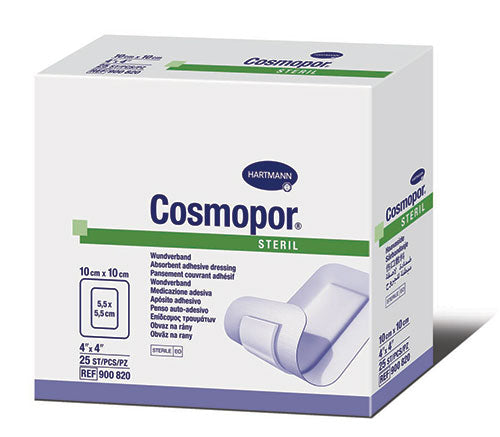 Cosmopor, Sterile Adhesive Island Dressing, 4" x 4"