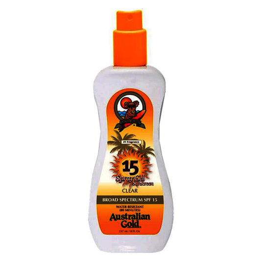 Australian Gold SPF 15 Spray Gel, 8 ounce