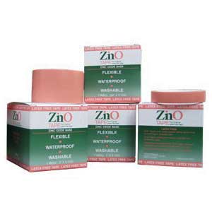 ZinO Zinc Oxide Tape 1" x 5 yds., Clear