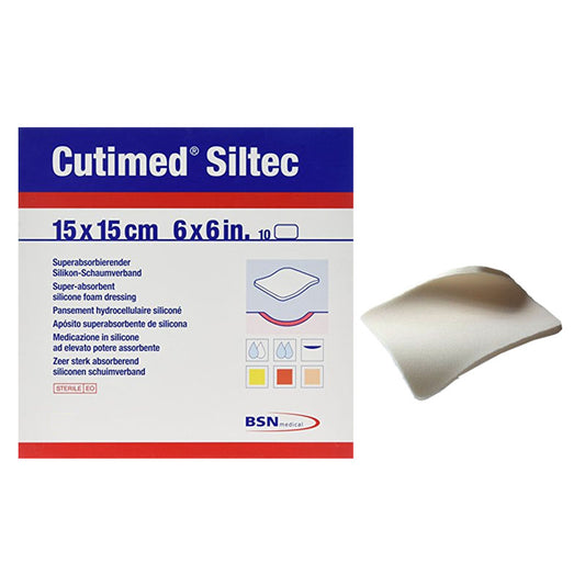 Cutmed Siltec 6" x 6" (Box of 10)
