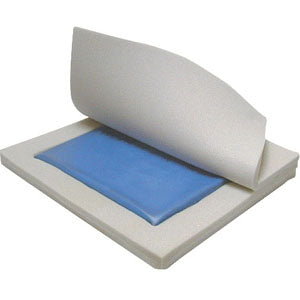 Skin Protection Gel "E" 3" Wheelchair Seat Cushion, 20" x 16" x 3"
