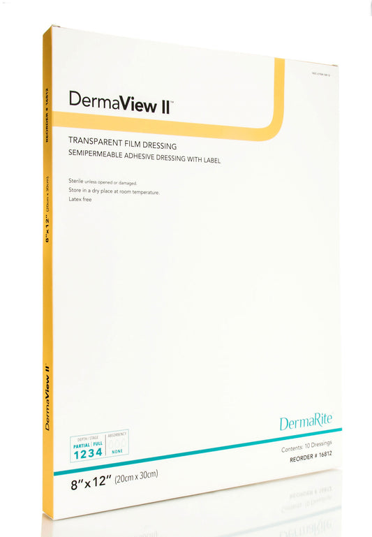 DermaView II Transparent Film Frame, 8" x 12"