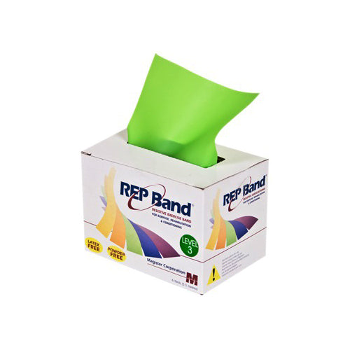 Rep Band Exercise Band, Lime, 6 yd. Roll
