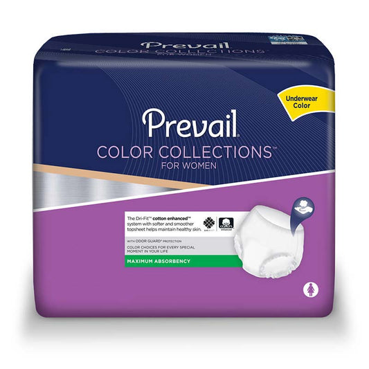 Prevail ColorCollections for Women X-Large 48" x 64" (Package of 16)