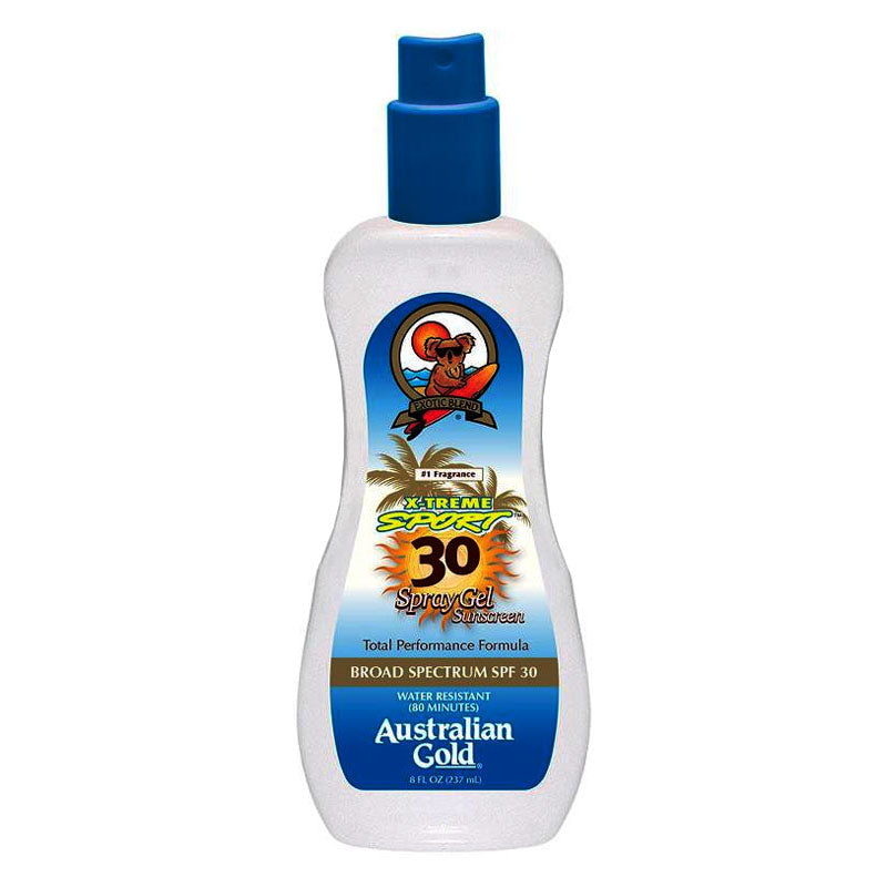 Australian Gold 30 Xtreme Sport Spray Gel, 8 ounce