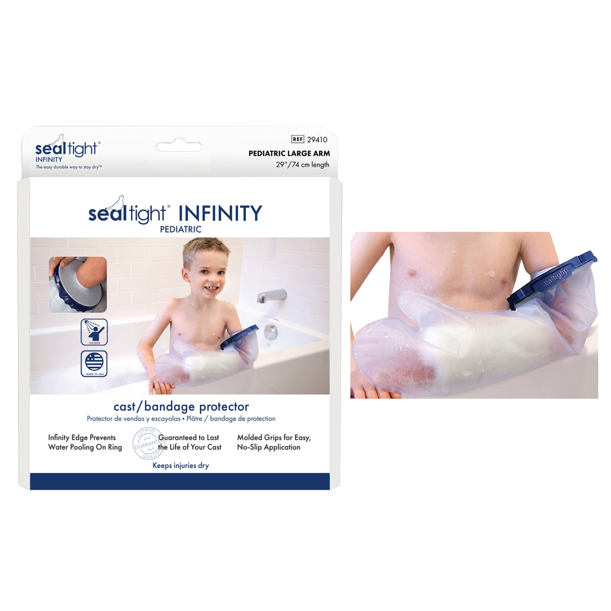 Seal-Tight Infinity Cast Protector Pediatric Large Arm