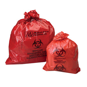 Biohazardous Bag, 1.2 mL, 33 x 40, Red (Case of 250)
