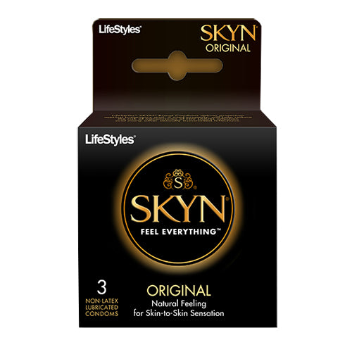 LifeStyles SKYN Original Polyisoprene Condoms, 3 Count (Package of 3)