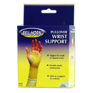 Bell-Horn Elastic Pullover Wrist Support, Small 5-1/2" - 6-1/2'' Wrist Circumference, Beige