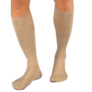 Relief Knee-High Firm Compression Stockings Medium, Silky Beige
