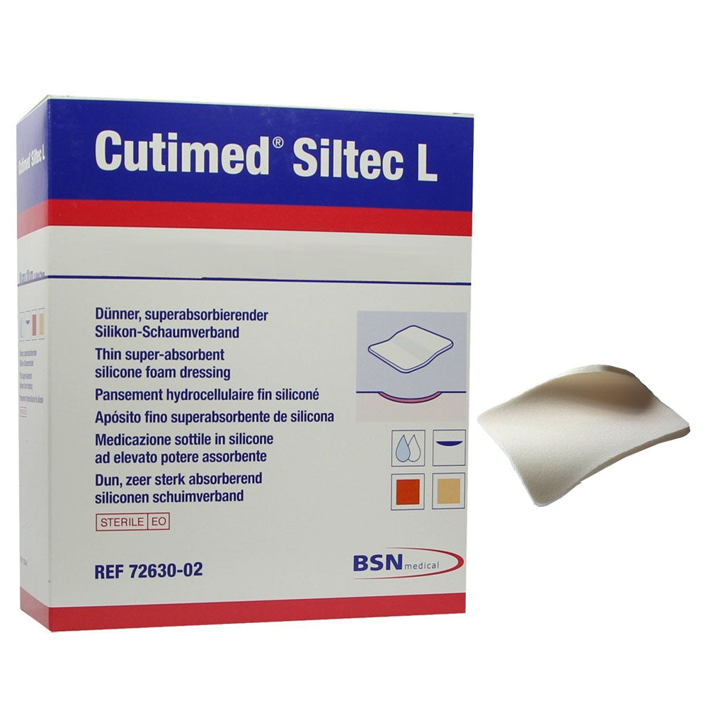 Cutmed Siltec L 6" x 6" (Box of 10)