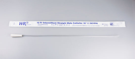 TruCath Intermittent Straight Catheter, Male, 12FR, 16" (Case of 300)