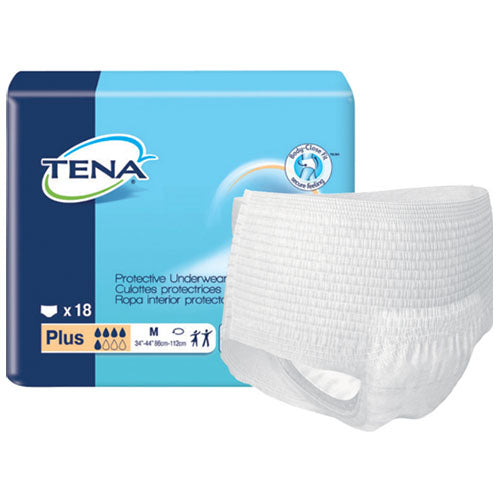 TENA Extra Absorbency Protective Underwear Medium 34" - 44" (Case of 64)