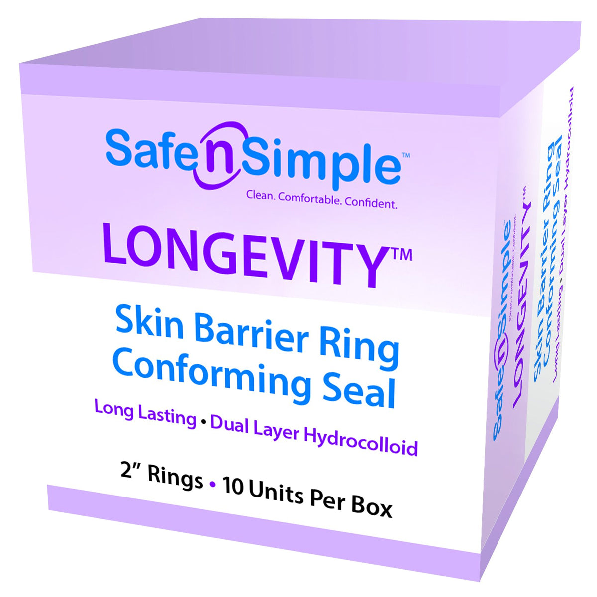 Longevity Skin Barrier Seal 2" Skin Barrier Ring (Box of 10)