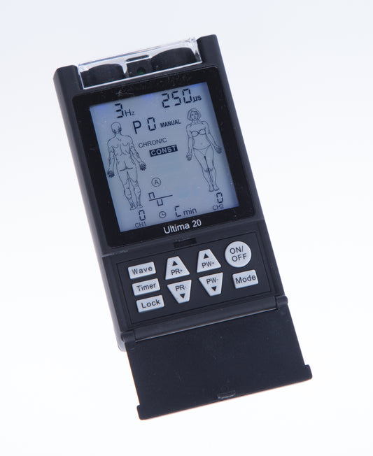 The Ultima 20 Tens Unit Dual Channel W/Twenty Modes of Operation
