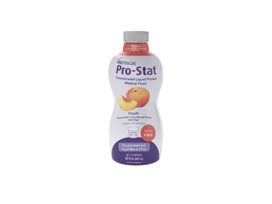 Pro-Stat, Peach, With Fiber, 30 fl. oz.