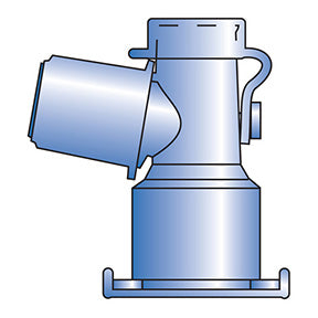 Smiths Medical ASD, Inc. Pneupac Nonsterile Standard Dual-Axis Swivel Adapter (Case of 50)