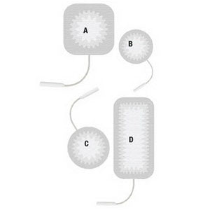 S-Series Self-Adhering Reusable Stimulating Electrodes 2" x 4" Rectangle (Package of 4)