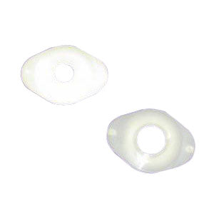 Convert-A-Pouch Convex Plastic Faceplates 3" O.D., 1" Opening, (Package of 2)
