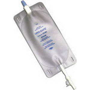 Uro-Safe Vinyl Leg Bag with Twist Drain Valve, Medium 18 fl oz.