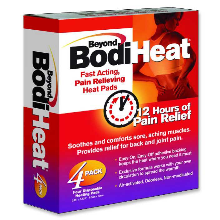 Beyond BodiHeat Pain Relieving Heat Pad, Back (Package of 4)