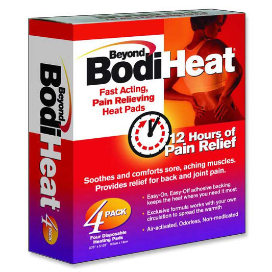 Beyond BodiHeat Pain Relieving Heat Pad, Back (Package of 4)