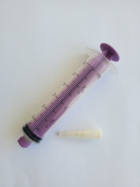 AMSure 60 mL Flat Top Piston Syringe with ENFit Tip